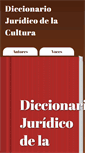 Mobile Screenshot of diccionario-juridico-cultura.com